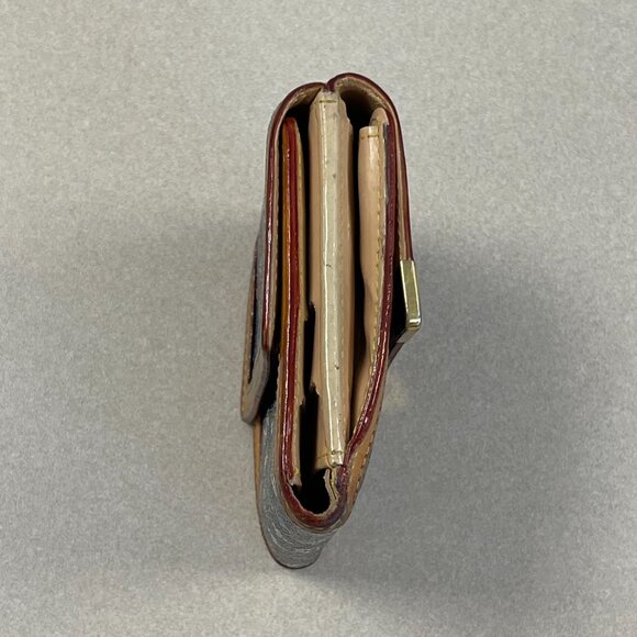 Louis Vuitton LV Vintage Porte-Monnaie Billets Wallet Multicolor Canvas-Preowned - Picture 9 of 15